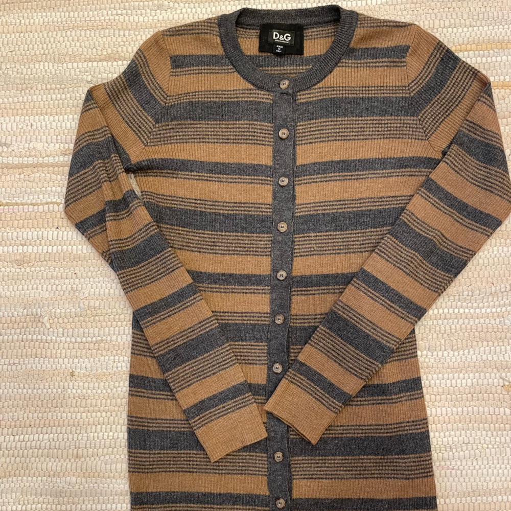 Dolce and Gabanna button down sweater/shirt.